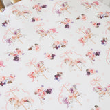 Snuggle Hunny Organic Fitted Cot Sheet - Carousel