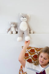 Nana Huchy Checkers the Kitten - Grey