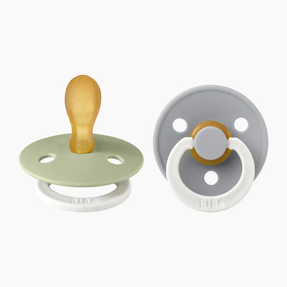 BIBS Pacifier Symmetrical - Night Glow - Cloud/Sage