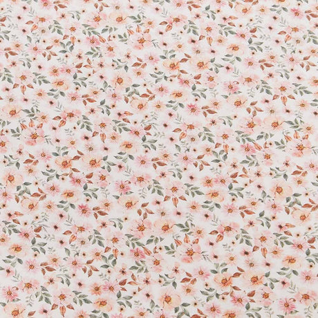Snuggle Hunny Organic Fitted Cot Sheet - Spring Floral