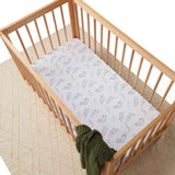 Snuggle Hunny Organic Fitted Cot Sheet - Wild Fern