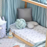 Snuggle Hunny Organic Fitted Cot Sheet - Wild Fern