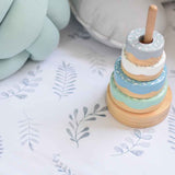Snuggle Hunny Organic Fitted Cot Sheet - Wild Fern