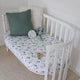 Snuggle Hunny Organic Fitted Cot Sheet - Eden