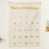 Timber Tinkers Extra Large Merry Christmas Advent Calendar - Cream