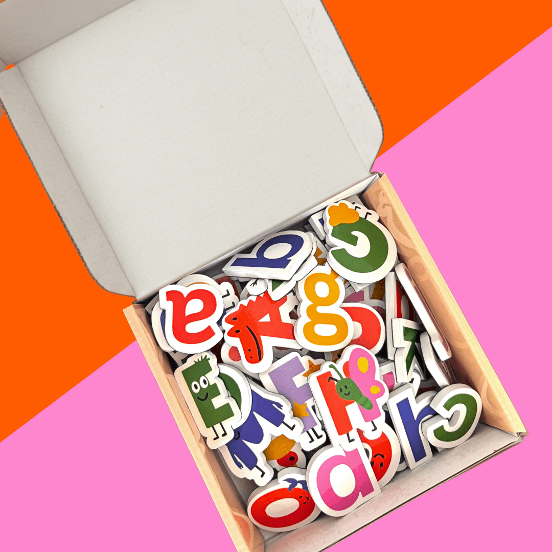 SmartyPals Alphabet Magnet Set - Magnetic Letters for Kids Early Literacy