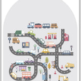 SmartyPals Busy Road Magnet Set