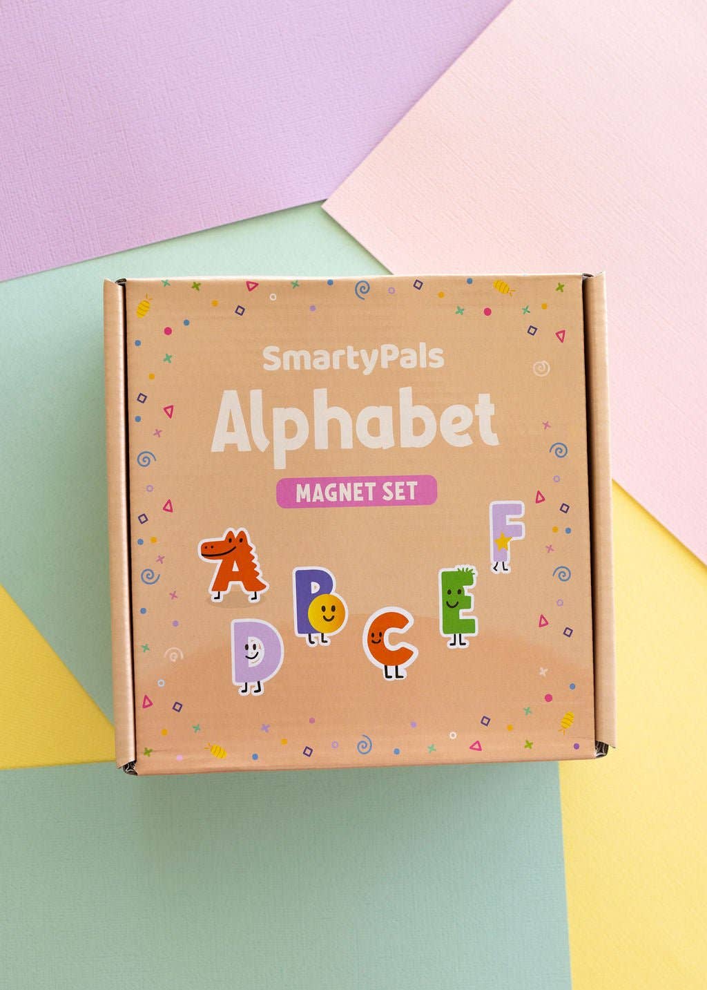 SmartyPals Alphabet Magnet Set - Magnetic Letters for Kids Early Literacy