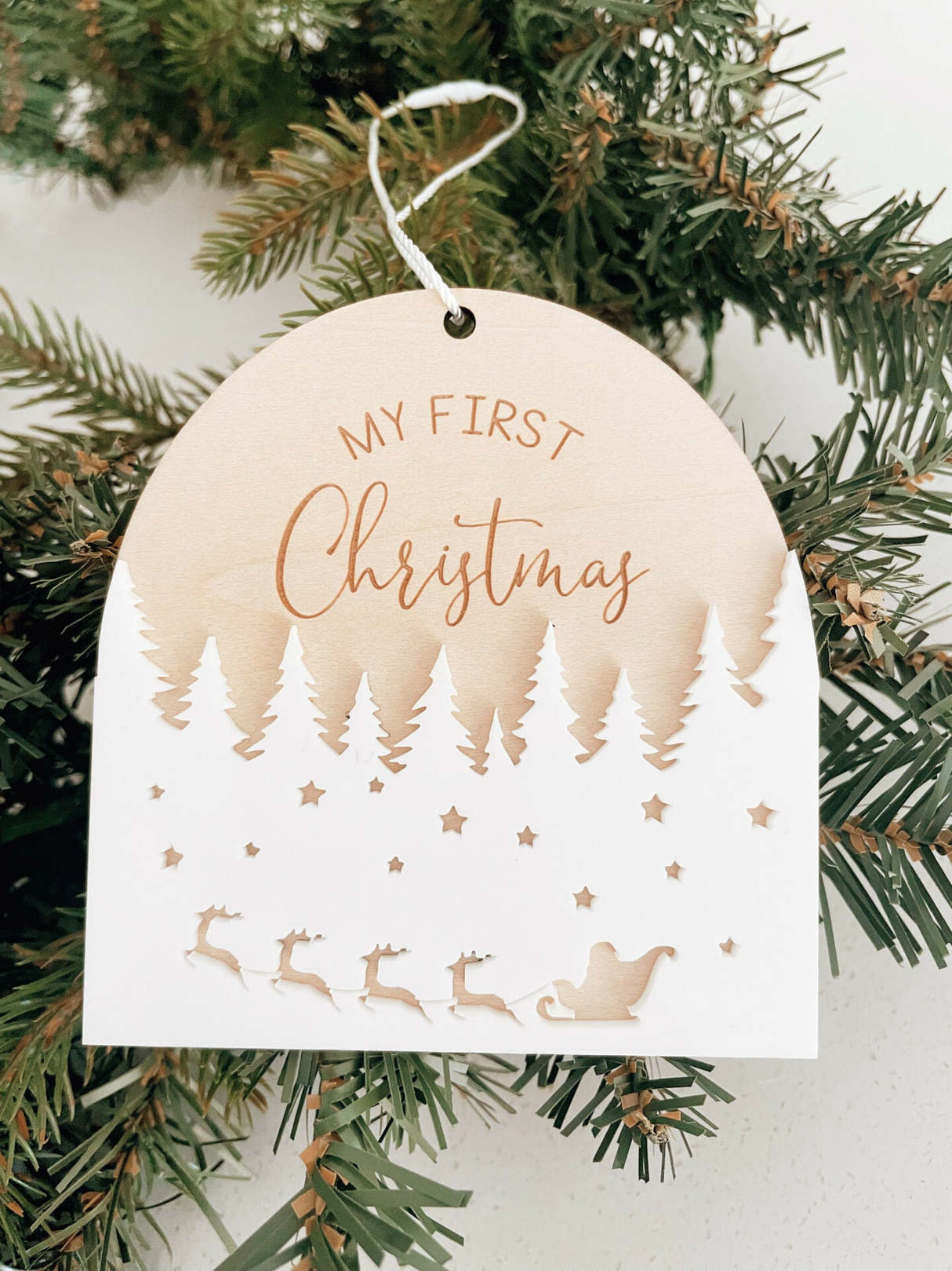 Timber Tinkers My First Christmas Tree Ornament 3D