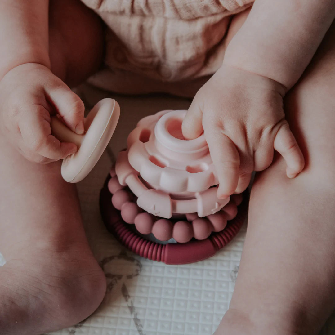 Jellystone Stacker and Teether - Raspberry