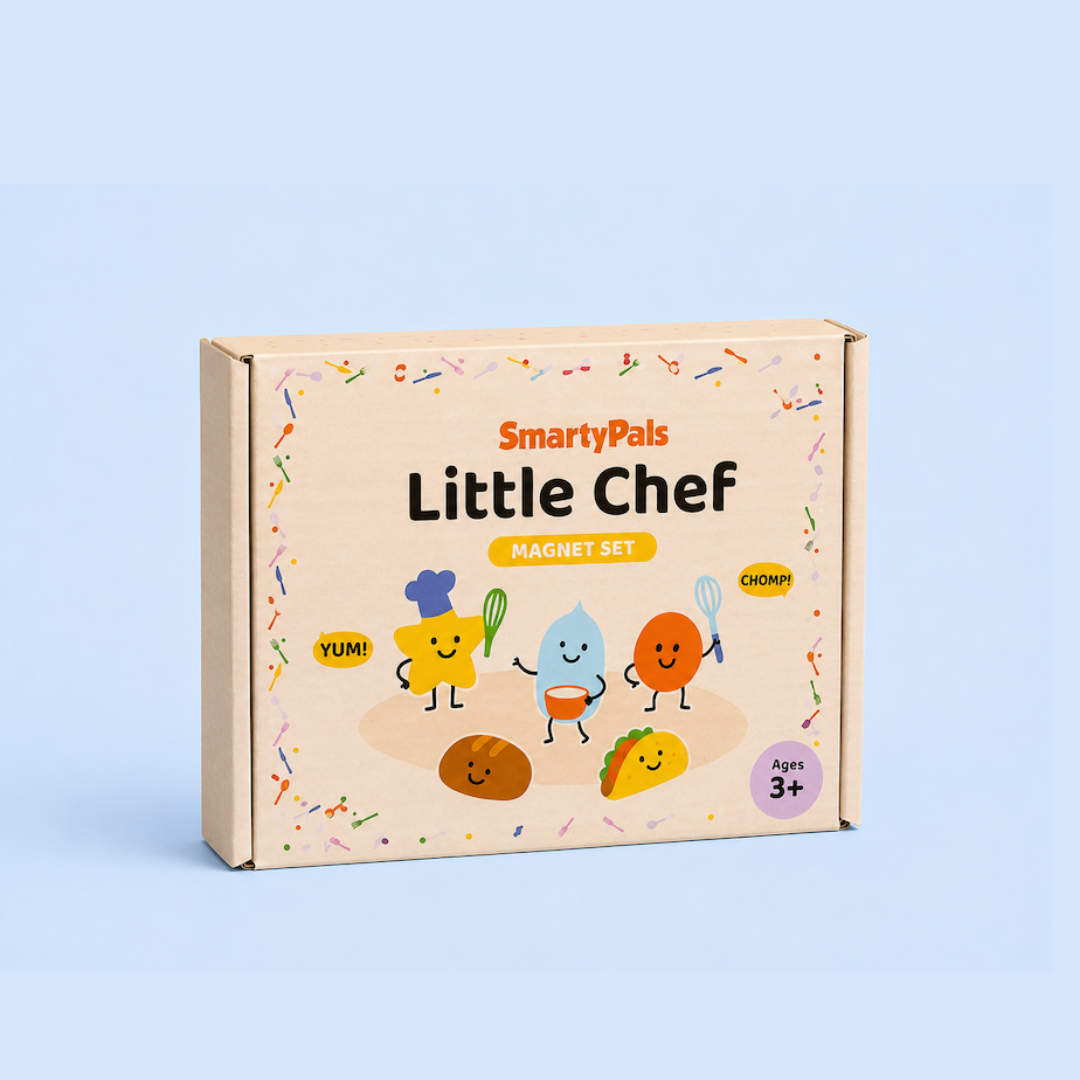 SmartyPals Little Chef Magnet Set - Magnetic Food Play Pieces for Kids