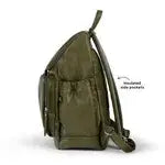 OiOi Signature Nappy Backpack - Olive Vegan Leather