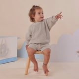 Snuggle Hunny Organic Cotton Knit Shorts - Pistachio