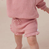 Snuggle Hunny Organic Cotton Knit Bloomers - Rosa