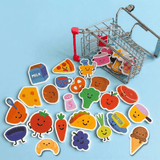SmartyPals Little Chef Magnet Set - Magnetic Food Play Pieces for Kids