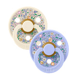BIBS Pacifier Liberty 2 Pack -  Chloe Meadow/Ivory