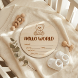 Timber Tinkers Hello world Teddy Bear