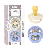 BIBS Pacifier Liberty 2 Pack -  Chloe Meadow/Ivory