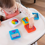Fat Brain Toys PlayTab - Modular, Sensory Activity Board for Babies and Toddlers