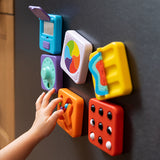 Fat Brain Toys PlayTab - Modular, Sensory Activity Board for Babies and Toddlers