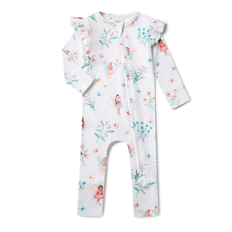 Snuggle Hunny Organic Convertible Romper - Fairy Garden