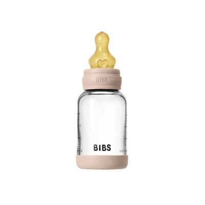 BIBs Glass Baby Bottle - 120ml - Blush