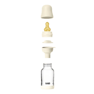 BIBs Glass Baby Bottle - 120ml - Ivory