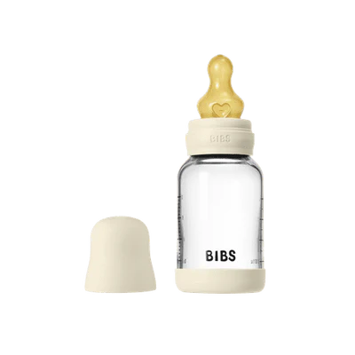 BIBs Glass Baby Bottle - 120ml - Ivory