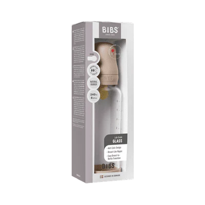 BIBs Glass Baby Bottle - 240ml - Blush