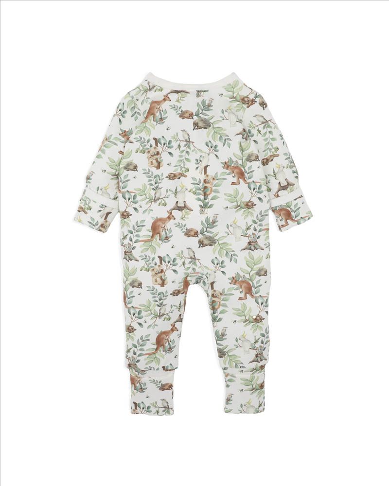 Minihaha Charlie Organic LS Zipsuit