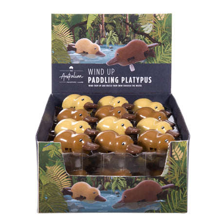 Wind Up Paddling Platypus
