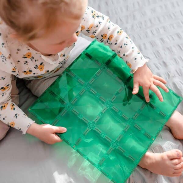 Connetix Base Plate - Blue + Green 2pc