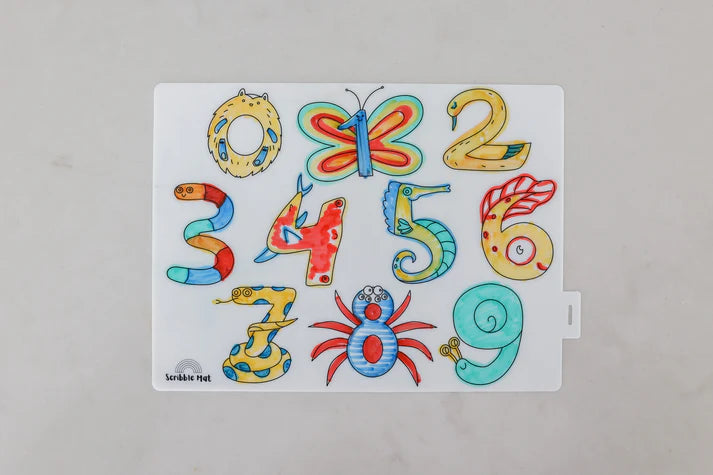 Scribble Mat Mini - Number Fun Reusable