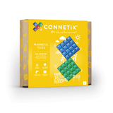 Connetix Base Plate - Blue + Green 2pc