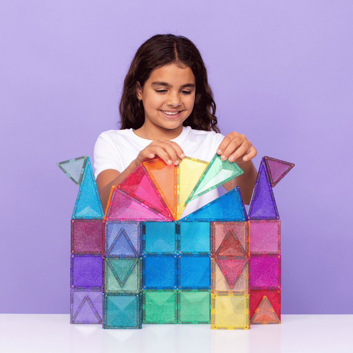 Connetix Glitter Castle Pack 48pc