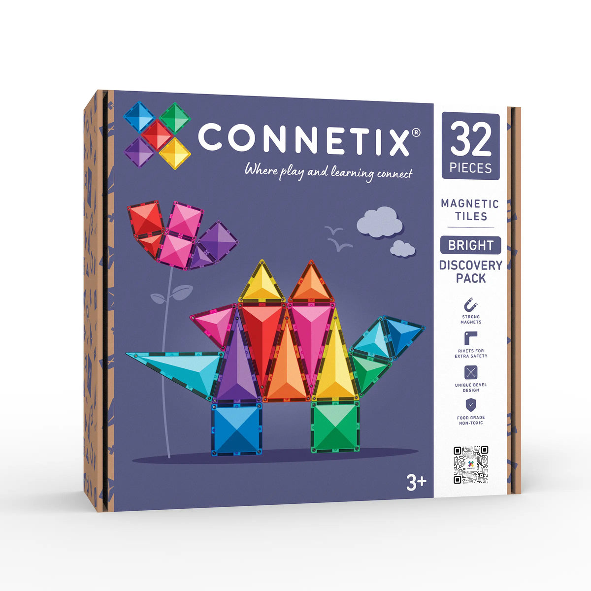 Connetix Bright Discovery Pack - 32 pc