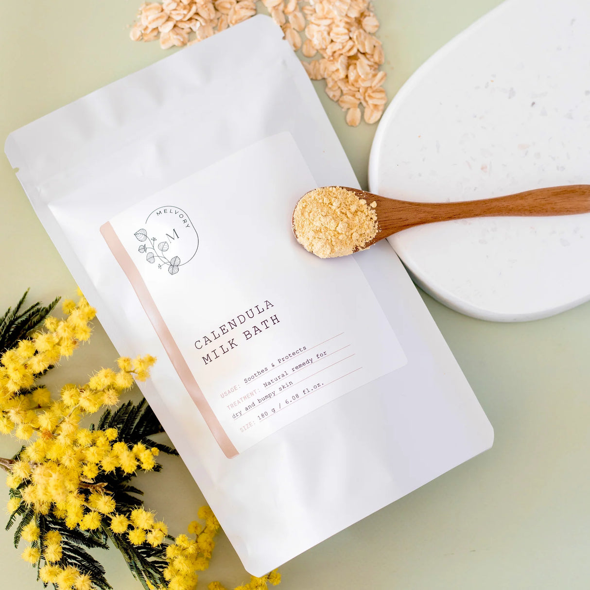 Melvory Calendula Soothing Milk Bath