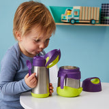 b.box Insulated 350ml Drink Bottle - Emerald Forest