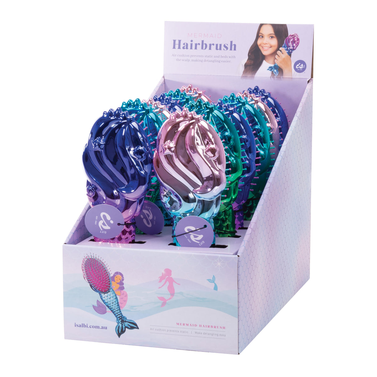 Mermaid Hairbrush - Assorted