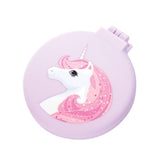Unicorn Compact Hairbrush and Mirror