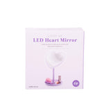 Light Up LED Heart Mirror