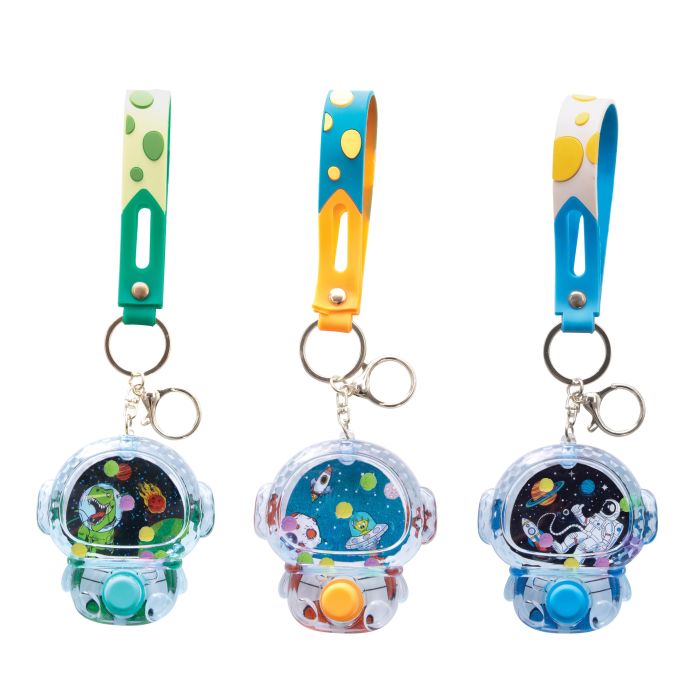 Water Filled Game - Keychain - Spaceman