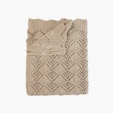 Bibs Knitted Blanket - Wavy Vanilla