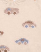 Minihaha Alvin Automobile Knitted Jumper