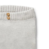 Wilson + Frenchy Organic Knitted Legging - Grey Melange