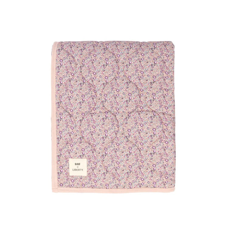 Bibs Liberty Quilted Blanket - Eloise/Blush