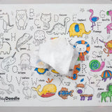 Hey Doodle Reusable Colouring Mat - Into The Wild