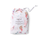 Snuggle Hunny Organic Bassinet Sheet / Change Pad Cover - Mermaid