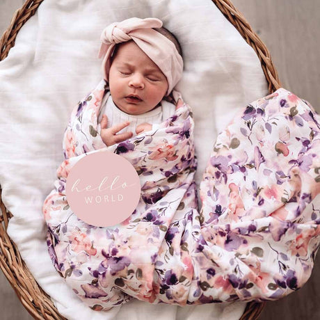 Snuggle Hunny Reversible Milestone Cards - Blushing Beauty + Musk Pink