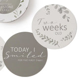 Snuggle Hunny Milestone Cards - Wild Fern & Grey